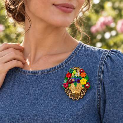 Spring Bouquet Brooch