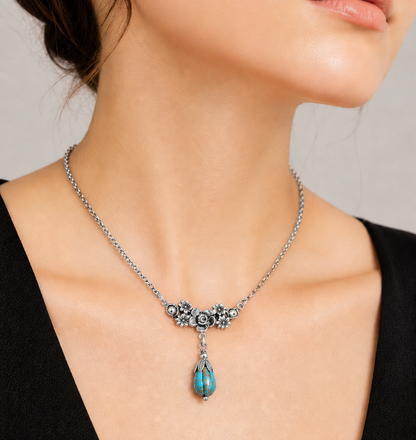 Collar Colgante Estilo victoriano romantico