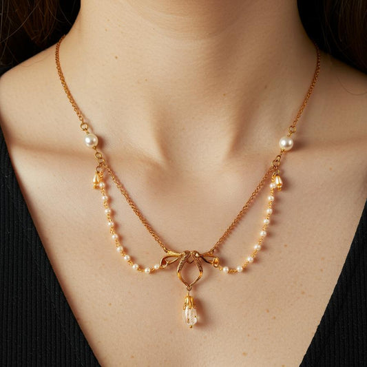 Collar feston estilo belle epoque