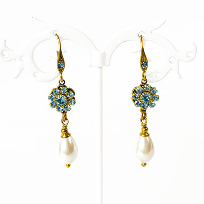 Pendientes Lágrima Cielo Azul