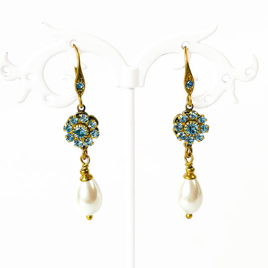 Pendientes Lágrima Cielo Azul