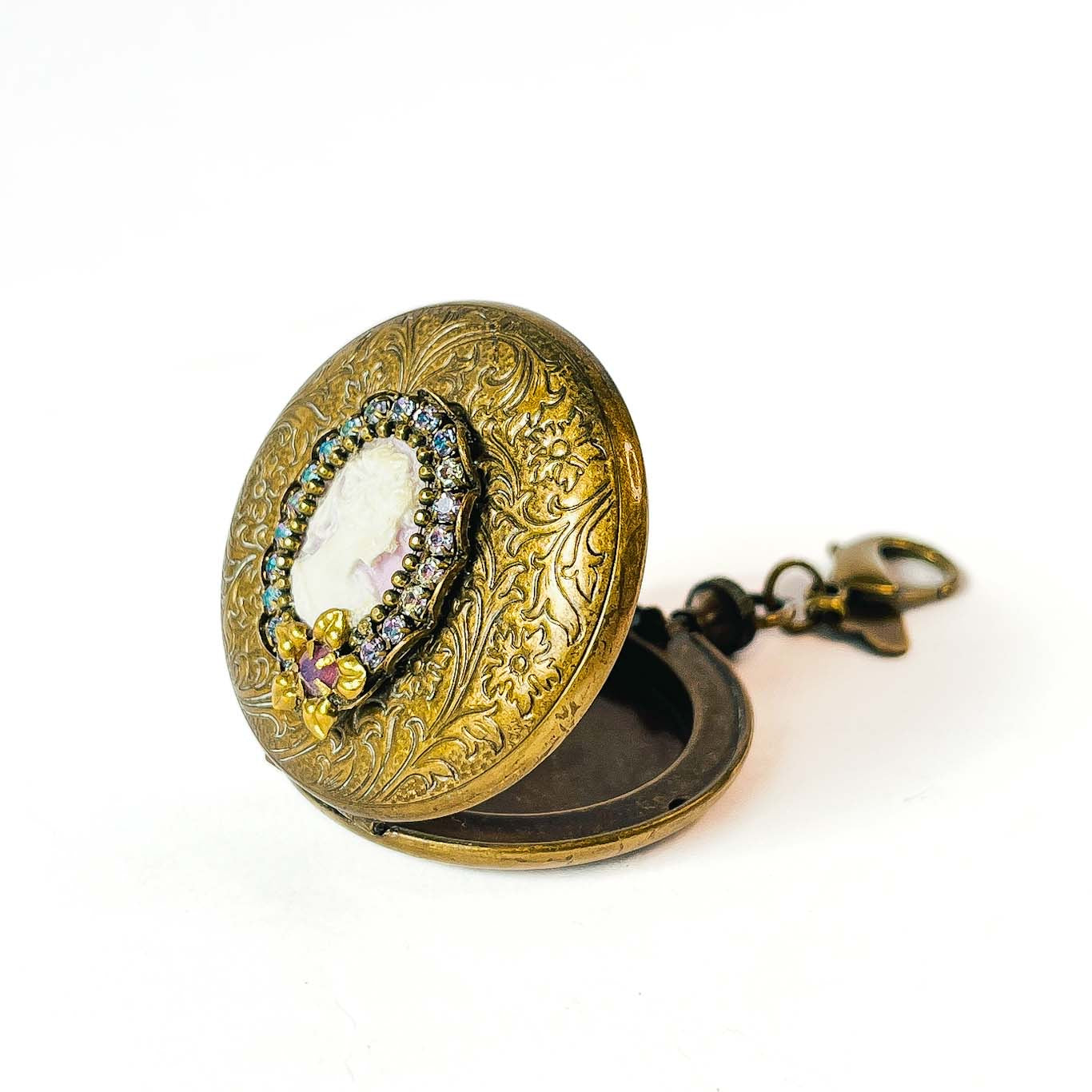 Relicario Vintage Multifuncional | Colgante, Llavero o Accesorio Bolso