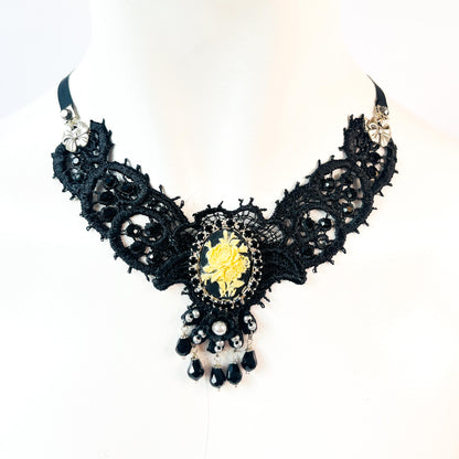 Collar Pechera "Nocturne" *Pieza Única