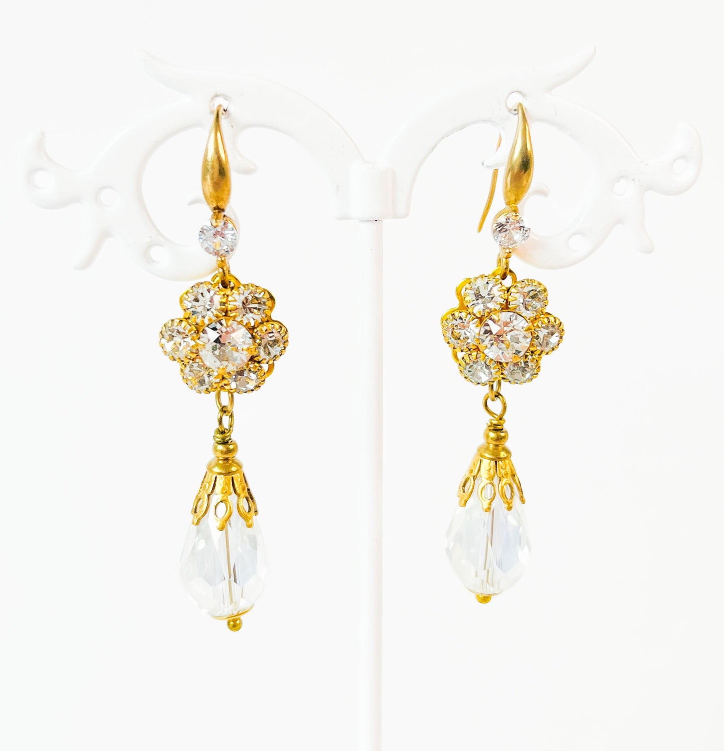 Pendientes Flor de Cristal