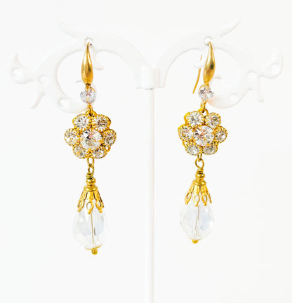 Pendientes Flor de Cristal