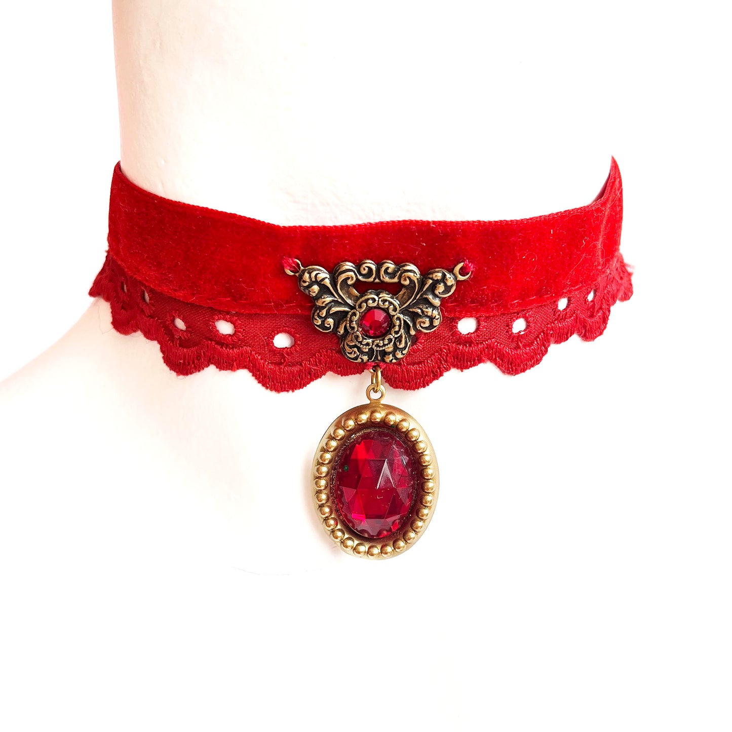 Choker Carmesí