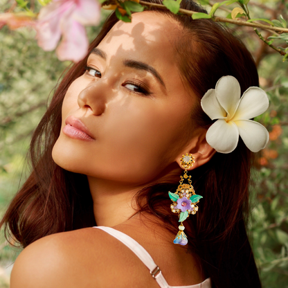 Pendientes Elegancia floral