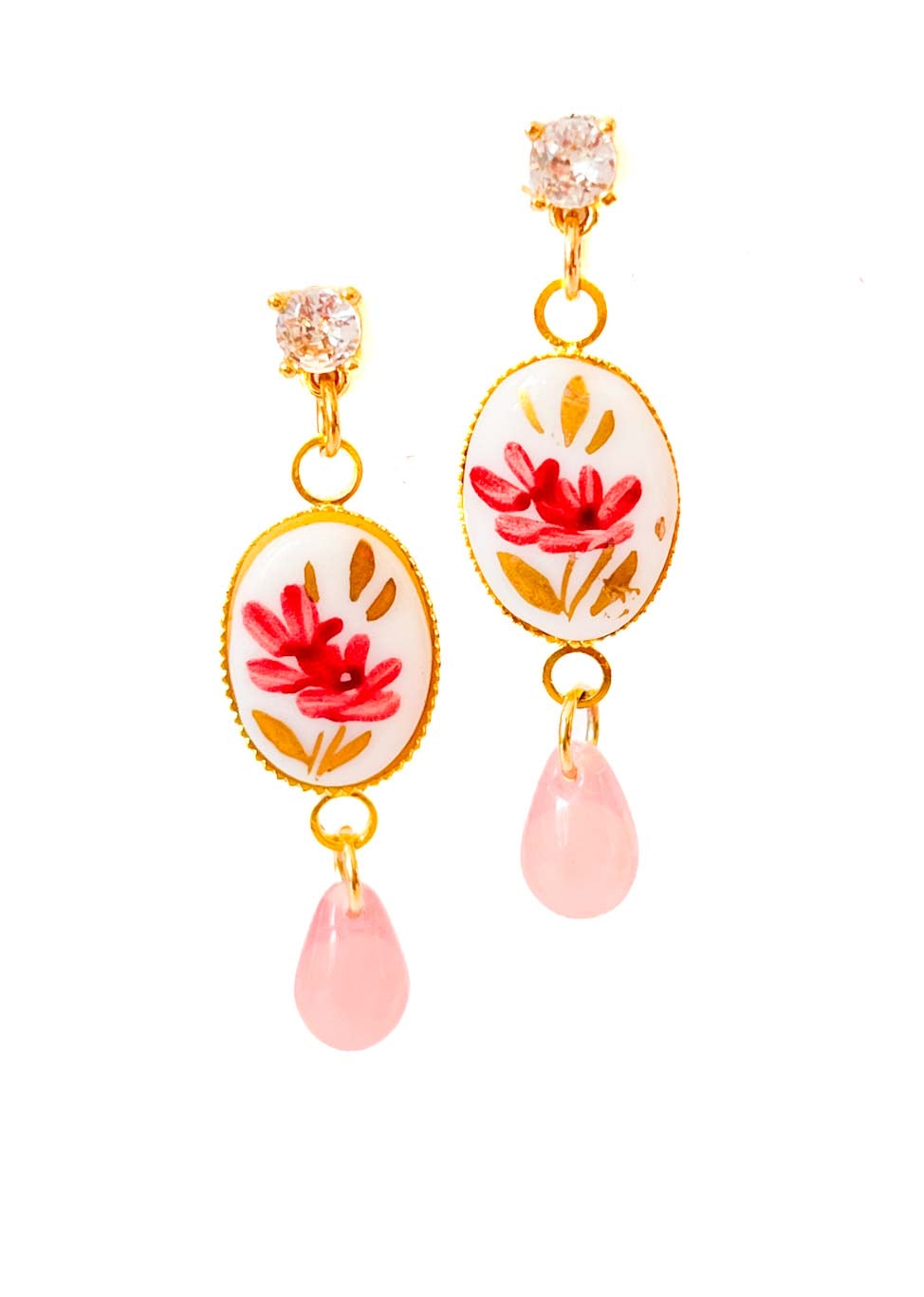 aros florales pintados a mano