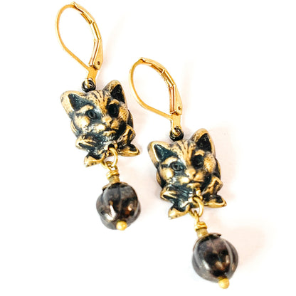 aros gato dorado
