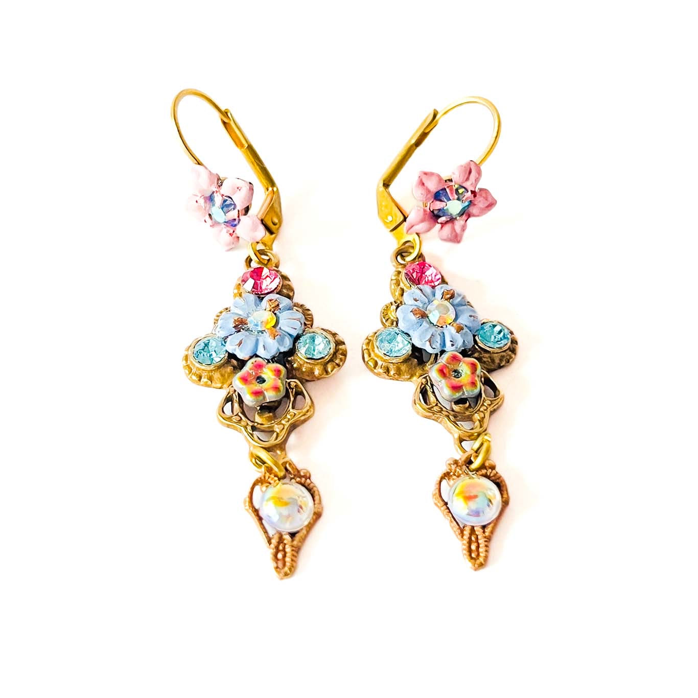 aros joyería floral