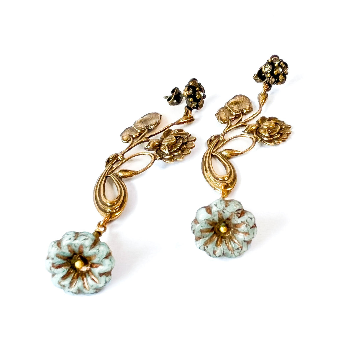 aros largos flores y water lily