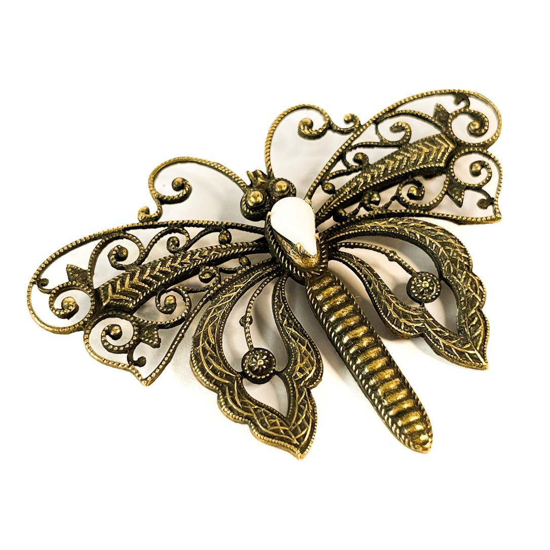 broche mariposa antique
