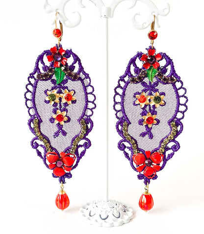 pendientes hechos a mano  joyas bohemias