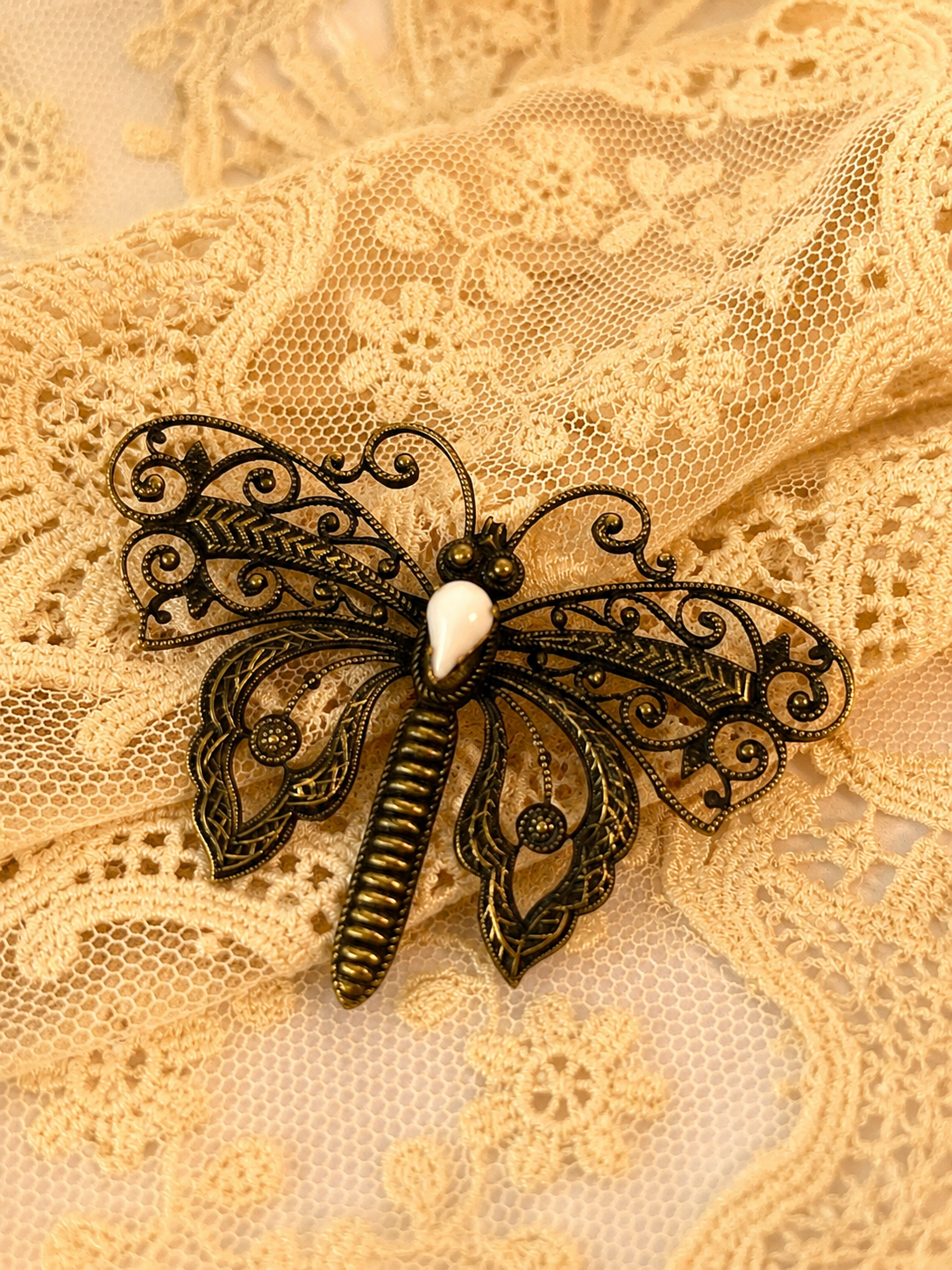 prendedor libelula vintage miriam haskell