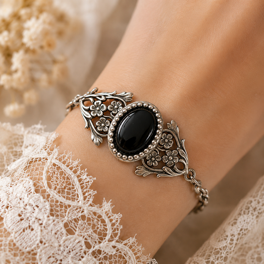pulsera victoriana  vintage floral